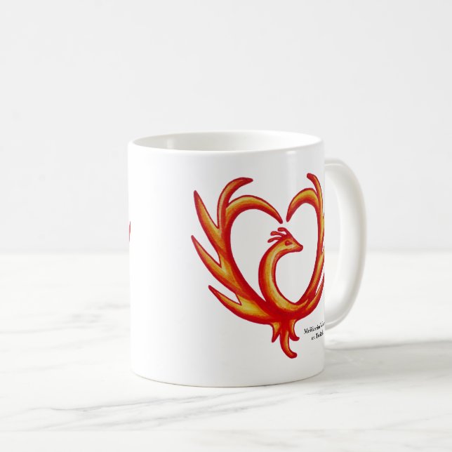 Phoenix Heart, MeWarriorWoman på Twitch Kaffemugg (Framsida höger)