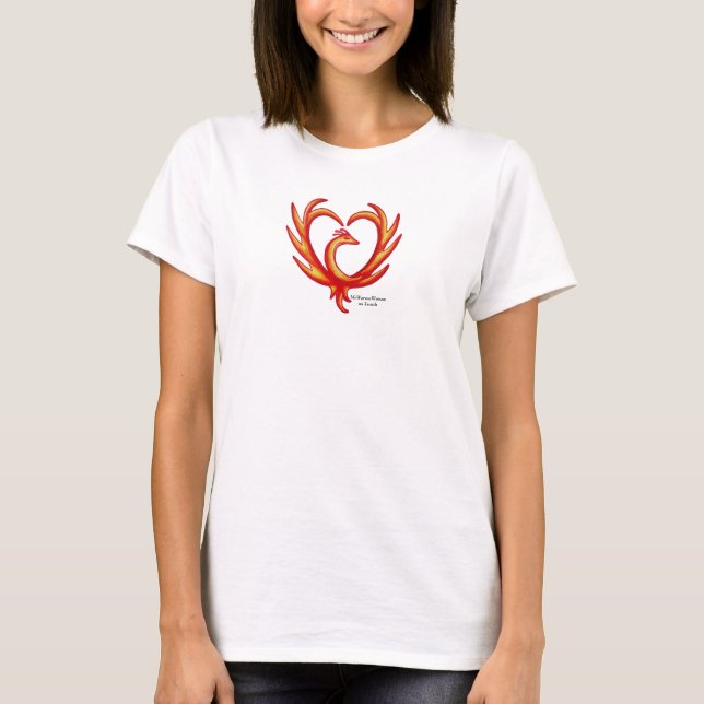 Phoenix Heart, MeWarriorWoman på Twitch T Shirt (Framsida)