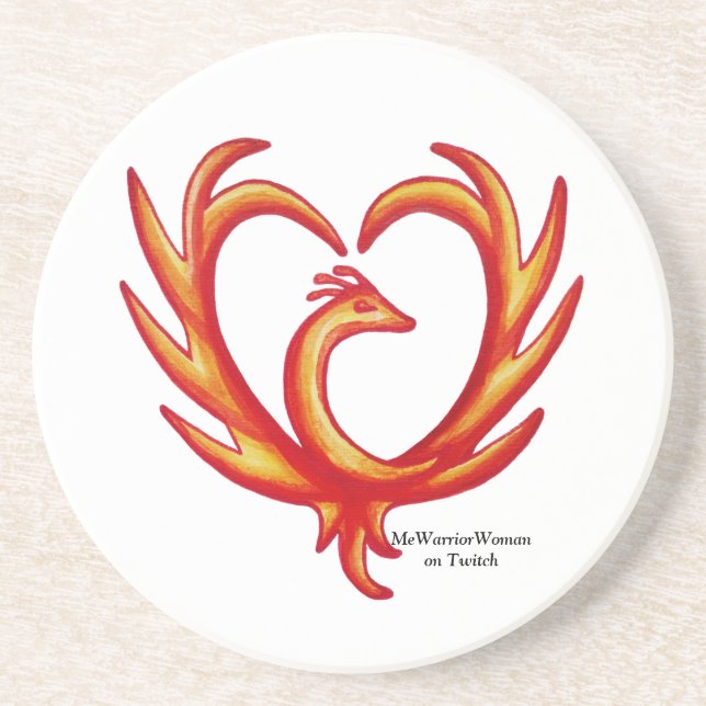 Phoenix Heart, MeWarriorWoman på Twitch Underlägg (Framsidan)