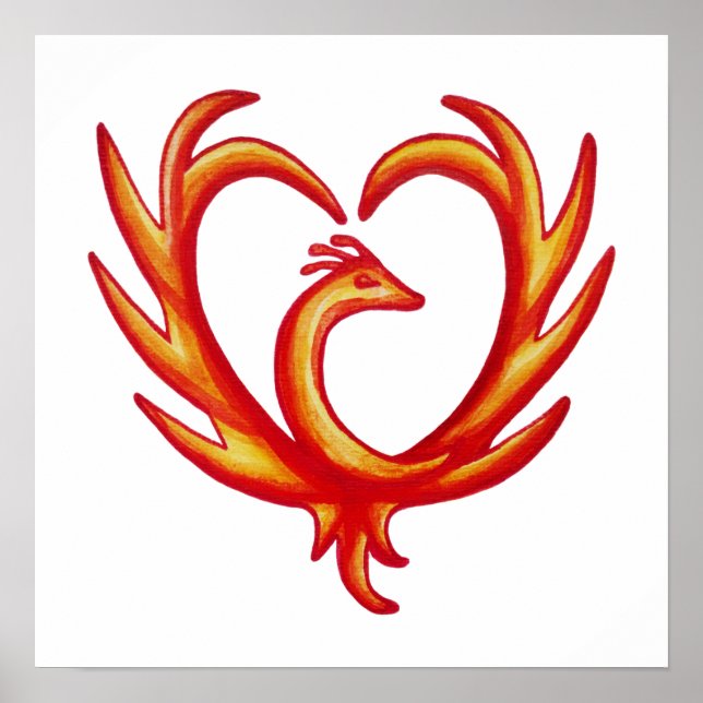 Phoenix Heart Poster (Framsidan)