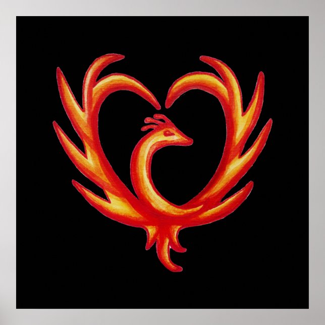 Phoenix Heart Poster (Framsidan)