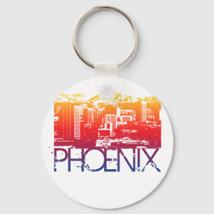 Phoenix horisontdesign nyckelring
