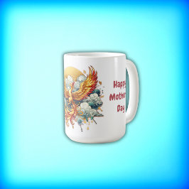 Phoenix i Clouds Lycklig Mors dag | Kaffemugg