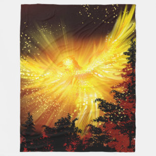 Phoenix i flyg fleecefilt