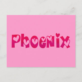 Phoenix i Hearts Vykort