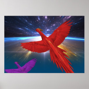 Phoenix i rymden poster