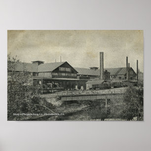 Phoenix Järn Co. Phoenixville PA Poster