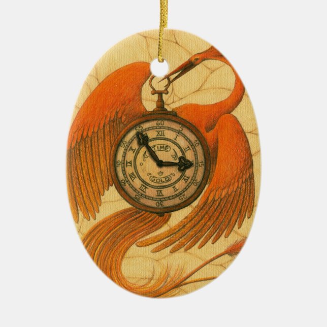 Phoenix Julgransprydnad Keramik (Framsidan)