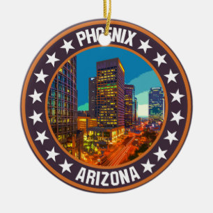 Phoenix Julgransprydnad Keramik