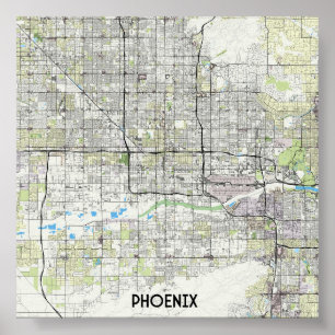 Phoenix karta poster