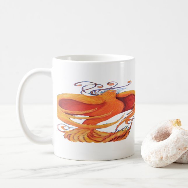 Phoenix konst mugg (Med munk)