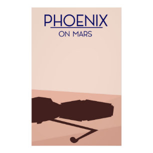 Phoenix lander på Mars. Fototryck