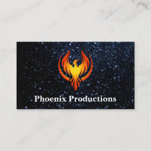 Phoenix-Logotyp Rymdforskning Visitkort