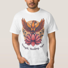 Phoenix Lotus Symbol - styrka, läkning, hopp T Shirt