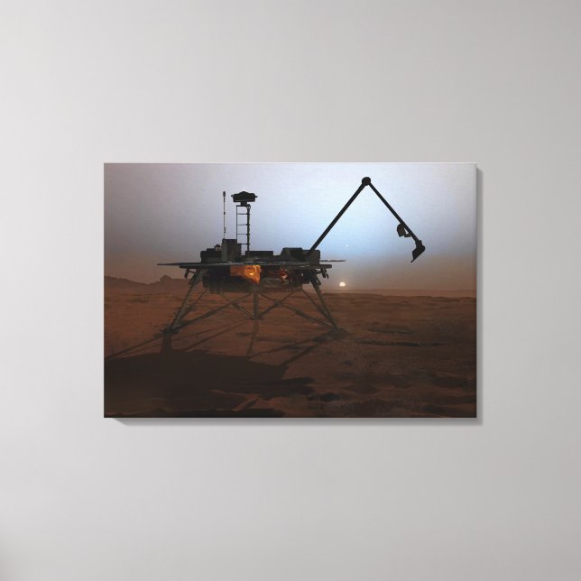 Phoenix Mars Lander 3 Canvastryck (Framsida)