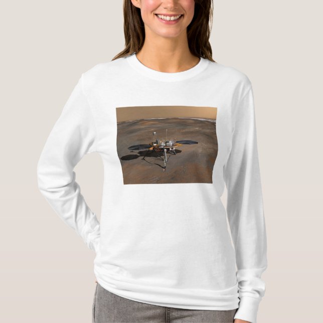 Phoenix Mars Lander 3 Tee Shirt (Framsida)