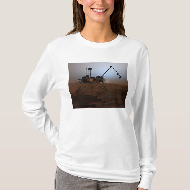 Phoenix Mars Lander 4 Tee Shirt (Framsida)