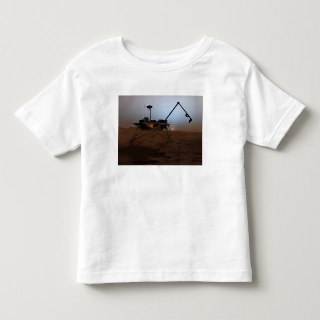 Phoenix Mars Lander 4 Tee Shirt (Framsida)