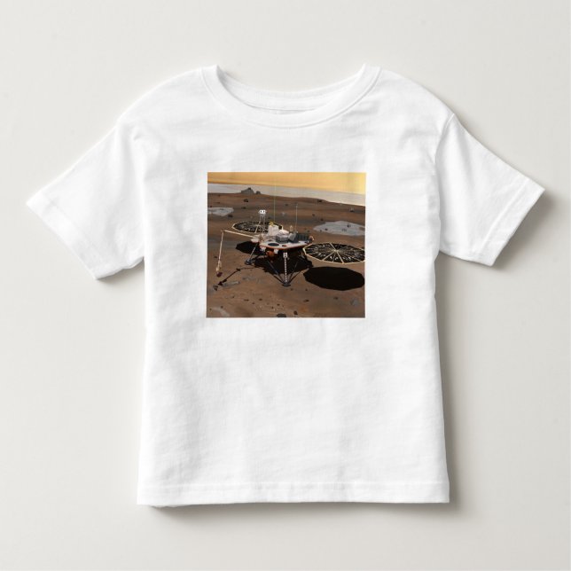 Phoenix Mars Lander 5 Tee Shirt (Framsida)
