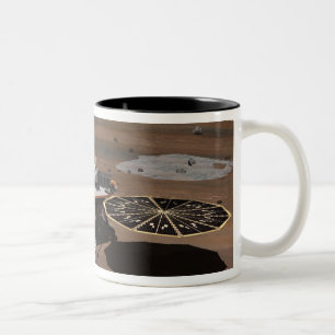Phoenix Mars Lander 5 Två-Tonad Mugg