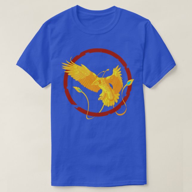 Phoenix Mythical Fire Bird T Shirt (Design framsida)