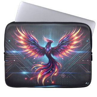 Phoenix Neon Laptop sleeve - Futuristiska