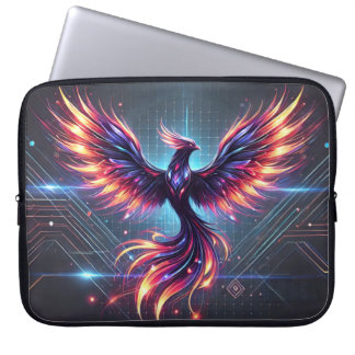 "Phoenix Neon Laptop sleeve - Futuristiska 15"
