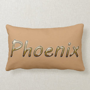 Phoenix - ökenfärger - på solbränna lumbarkudde
