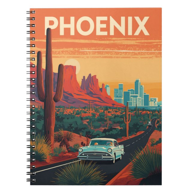 Phoenix Ökenresa Anteckningsbok (Framsidan)