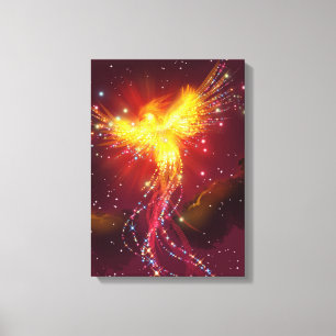 Phoenix på flyg canvastryck