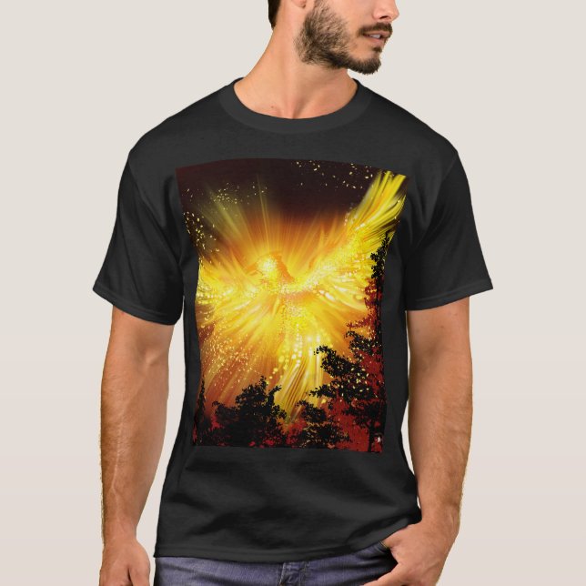 Phoenix på flyg t shirt (Framsida)