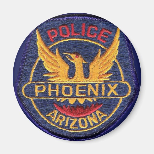 Phoenix Police Magnet Button (Framsidan)