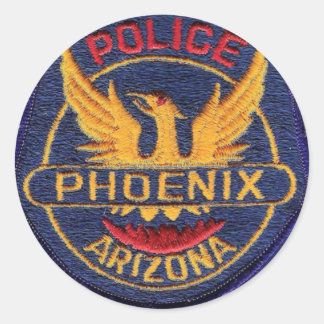 Phoenix Police Sticker Runt Klistermärke