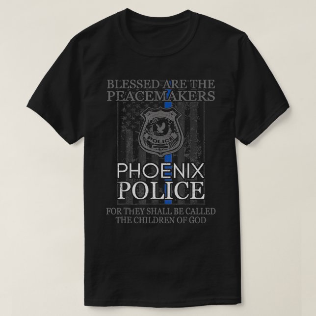 Phoenix Polisstöd Saint-Polisassistent Prayer T Shirt (Design framsida)