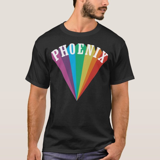 Phoenix Rainbow 2.0 Classic T-Shirt (Framsida)