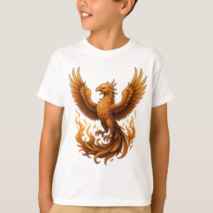 Phoenix Reborn - Stiga upp i Guld T Shirt