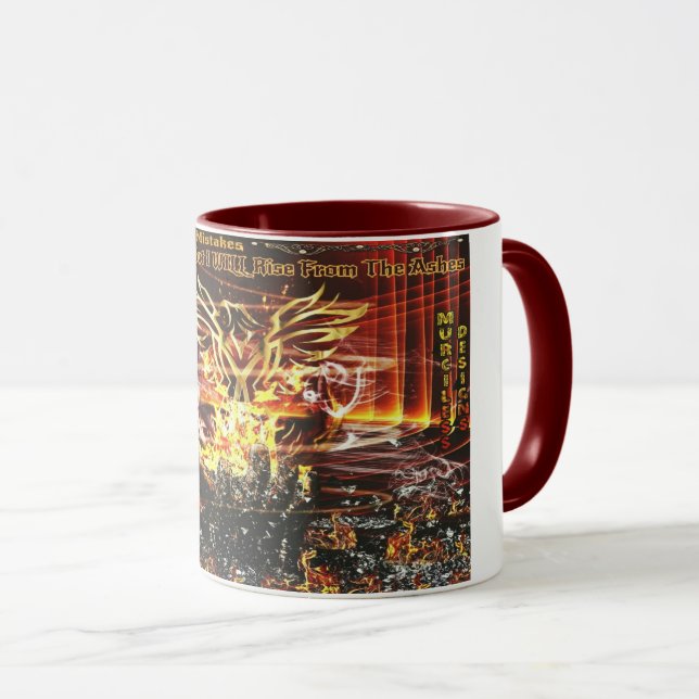 Phoenix resning Drinkware Mugg (Framsida höger)