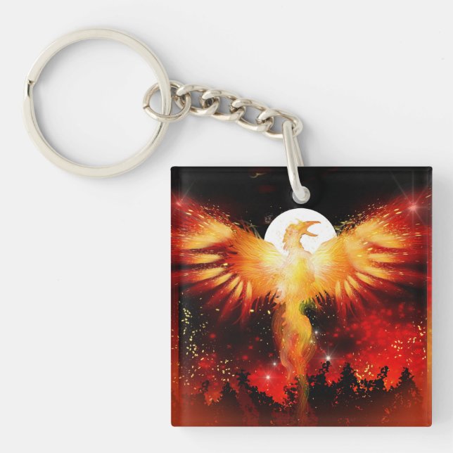Phoenix resning Keychain (Framsidan)