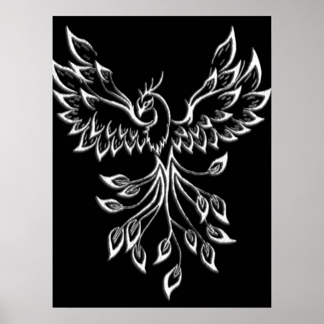 Phoenix Rises på Black Poster (Framsidan)