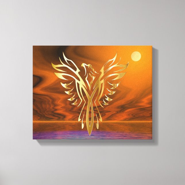 Phoenix Rising Canvastryck (Framsida)