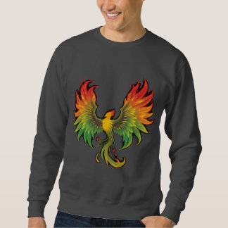 Phoenix Rising – Ein Design voller Kraft und Wiede Lång Ärmad Tröja