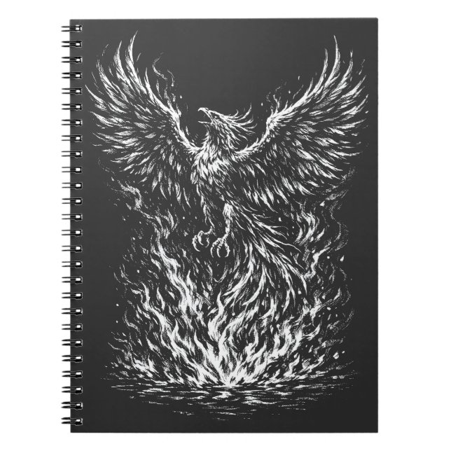 Phoenix Rising From the Flames av BurnsInHell Anteckningsbok (Framsidan)