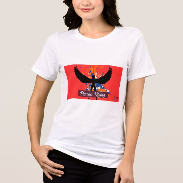 Phoenix Rising Självförtroende Arketyp T-Shirt (Framsida)