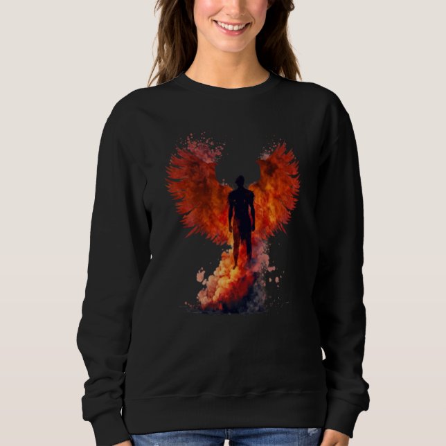 Phoenix Rising Wings Resurrection Rebirth New Begi T Shirt (Framsida)