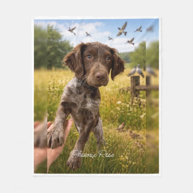 Phoenix Rose, Forever Loyal Sherpa Throw Blanket Fleecefilt (Framsidan)