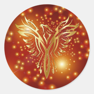 Phoenix Runt Klistermärke