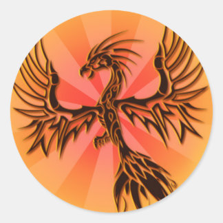 Phoenix Runt Klistermärke