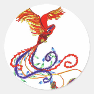 Phoenix Runt Klistermärke