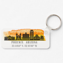 Phoenix Skyline Karta Coordinates