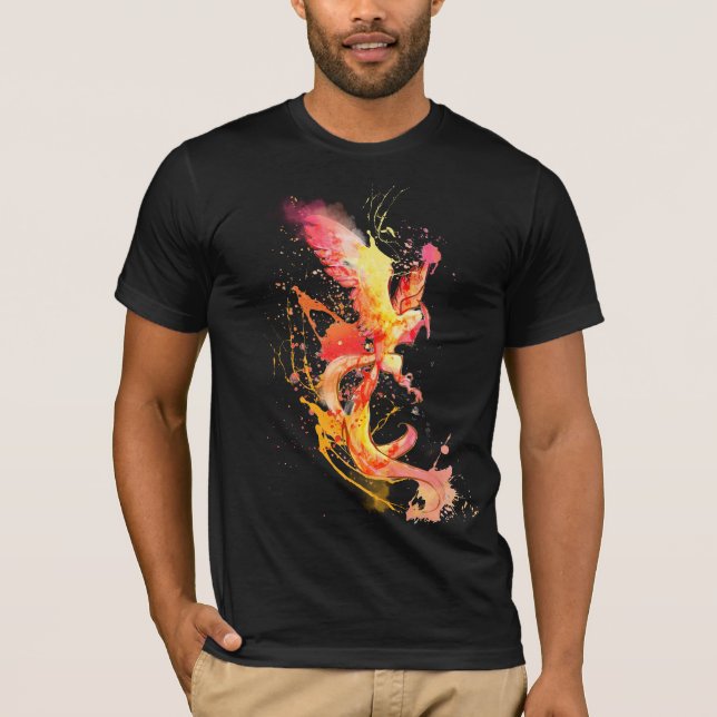 Phoenix stänk t-shirt (Framsida)